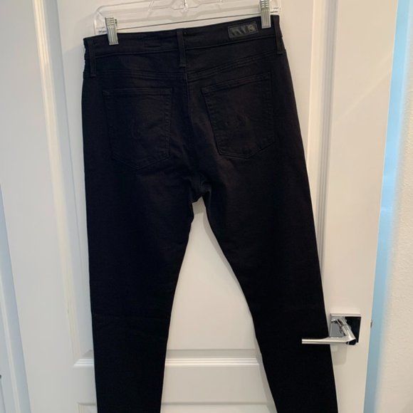 AG Basic Black Skinny Jeans - Picture 3 of 5
